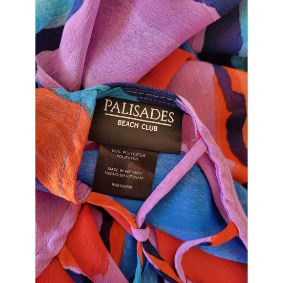 Palisades Beach Club women's multicolor swim cover up - small/medium - Picture 5 of 7